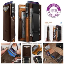 Lightweight Men's Wallet with RFID Protection & Pop-Up Card Holder - 3.8"x2.7"