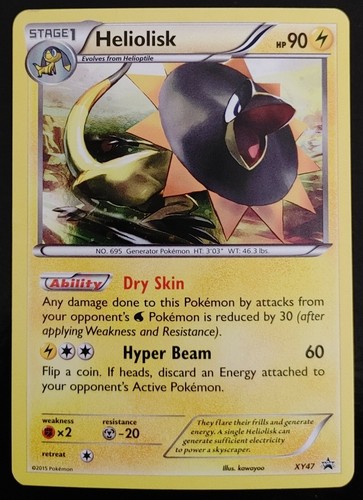 Heliolisk - XY47 - Holo Rare Promo - XY Black Star Promos - Pokémon