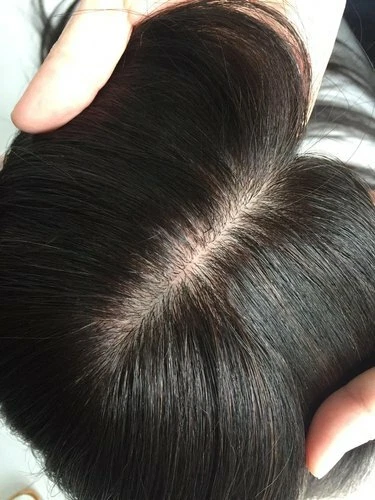 Topper feminino chinês cultículo sistemas de cabelo clipes injeção seda peças superiores TP36 - Imagem 2 de 4