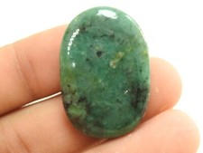 Emerald Smooth Oval Shape Cabochon Loose Handmade Gemstone For Making Jewelry