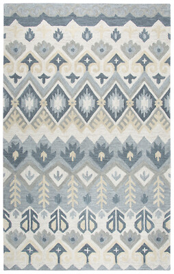 Rizzy Rugs Brown Diamonds Wool Zig Zag Contemporary Area Rug Geometric RS919A