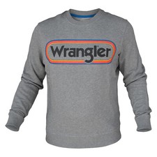 Sweatshirt Herren Wrangler Baumwolle 2 Farben Mehr Logo Art. W6565IL