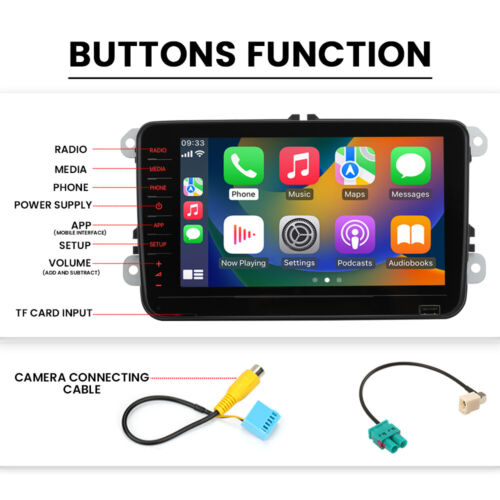 8" RCD880 PRO Android Autoradio Carplay RCD330 Autoradio Für VW Golf CC Tiguan - Bild 2 von 18