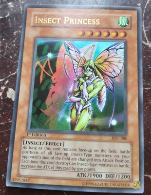Yugioh - Insect Princess - Invasion Of Chaos IOC-080 - 1st Ed Ultra Rare Holo