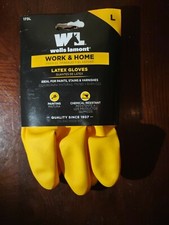 Wells Lamont Work Home Latex Gloves Large