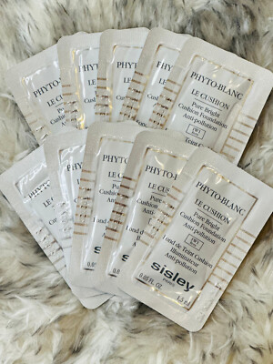 10 X Sisley Phyto-Blanc Le Cushion Foundation 1W1 Ecru Each Sample 1.5ml = 15 ml