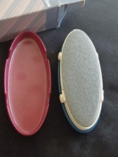 Vtg MCM AVON Two-In-One Lint Brush Shoe Shine Polisher Gift Collection 5.5"