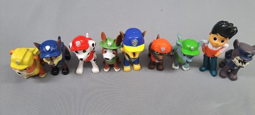 Nickelodeon Paw Patrol Action Figures/Cake Toppers 1.5in Set of 9 rare - Picture 3 of 6