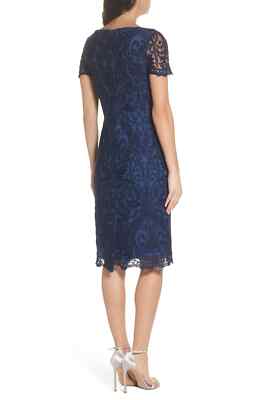 NEW LA FEMME Beaded Lace Cocktail DRESS SIZE 4 $478 SLATE BLUE NORDSTROM | eBay NEW LA FEMME Beaded Lace Cocktail DRESS SIZE 4 $478 SLATE BLUE NORDSTROM | eBay