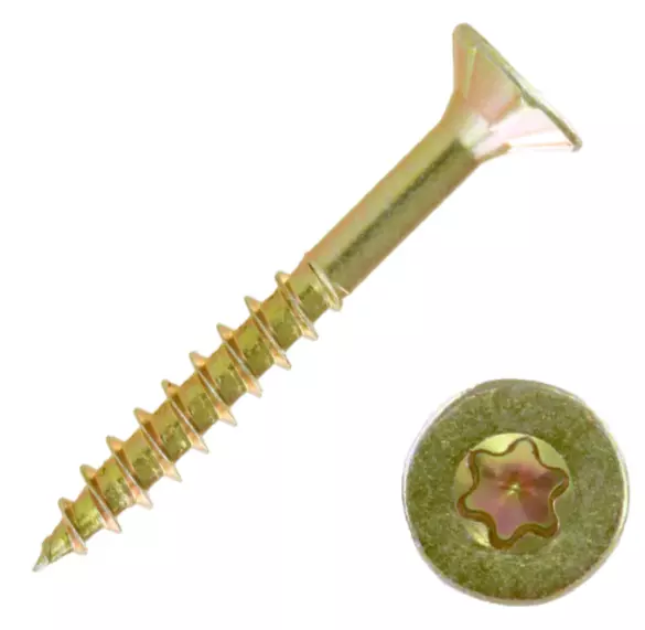 Torx TORNILLOS PARA PLACA DE VIRUTA 3x25 a 6x300 Tornillo para madera - Imagen 3 de 4