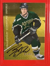 BLAKE SLOAN   1999 ITG Be a Player Millenium Signature Series GOLD AUTO On-card
