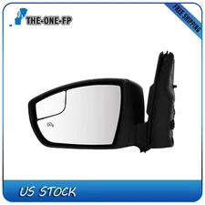 Driver Left Side Mirror Power Heated Signal Light PTM For Ford Escape 2013-2016