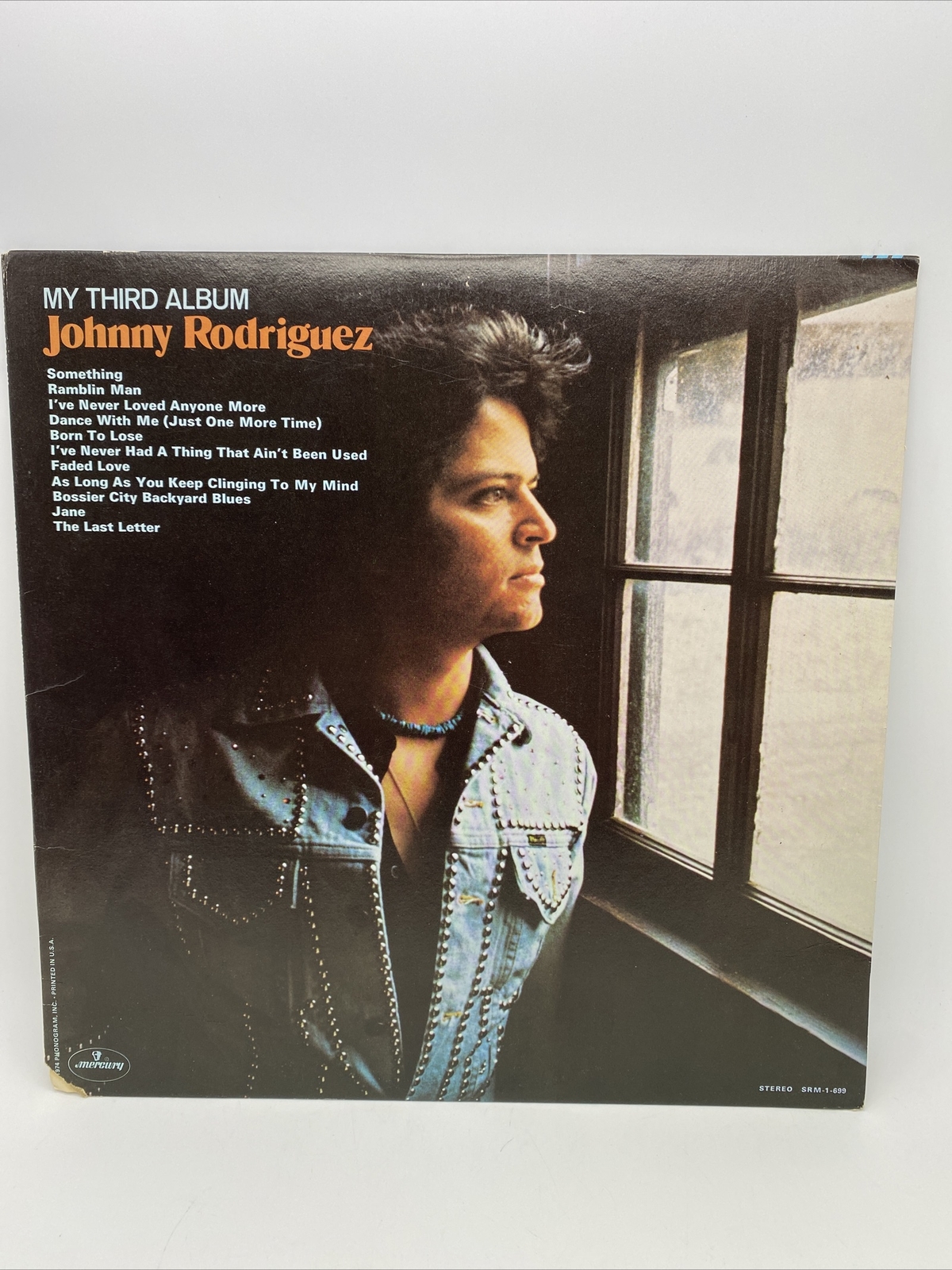 Johnny Rodriguez My Third Album 1974 Vinyl LP Mercury Records SRM-1-699