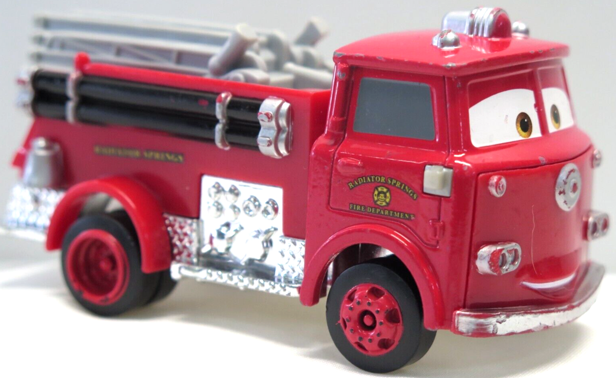 Disney Pixar Cars 2 1:43 Deluxe Oversized Diecast Red the Fire