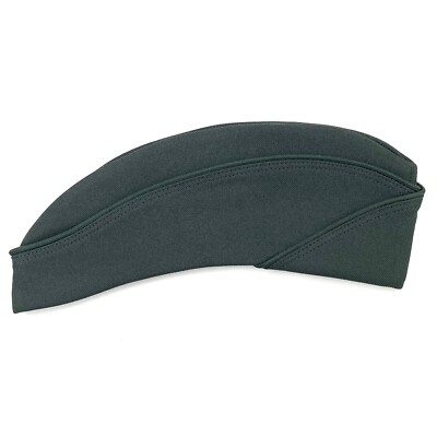 U.S. Army Women's Green Polyester Sam Bonk Garrison Cap - 20 1/2 - Dated 1987