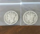 Semi Key 1918 D 1918 S Mercury Dimes 2 Great Coins