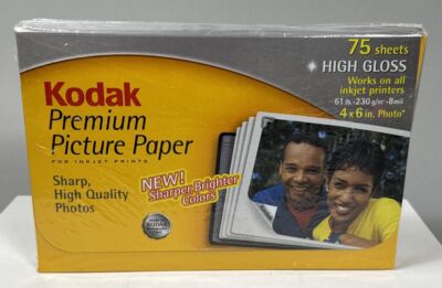 Kodak Premium Picture Paper High Gloss 75 Sheets