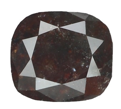 Natural Loose Diamond Cushion Brown Color I3 Clarity 6.90 MM 1.29 Ct KR1046