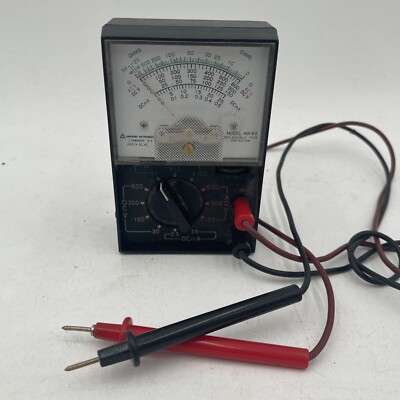 Vintage Amprobe AM-6A Volt-Olm Millameter Tool (TESTED)