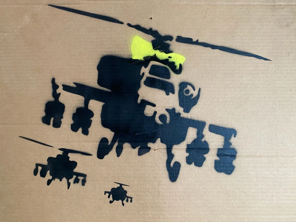 Бэнкси оригинальный протест плакат картина 2003 большой редкая - Изображение 2 из 4