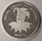 Royal Order Of Jesters Mirth ~ 1 oz .999 Fine Silver Round ~ 1994 Corpus Christi