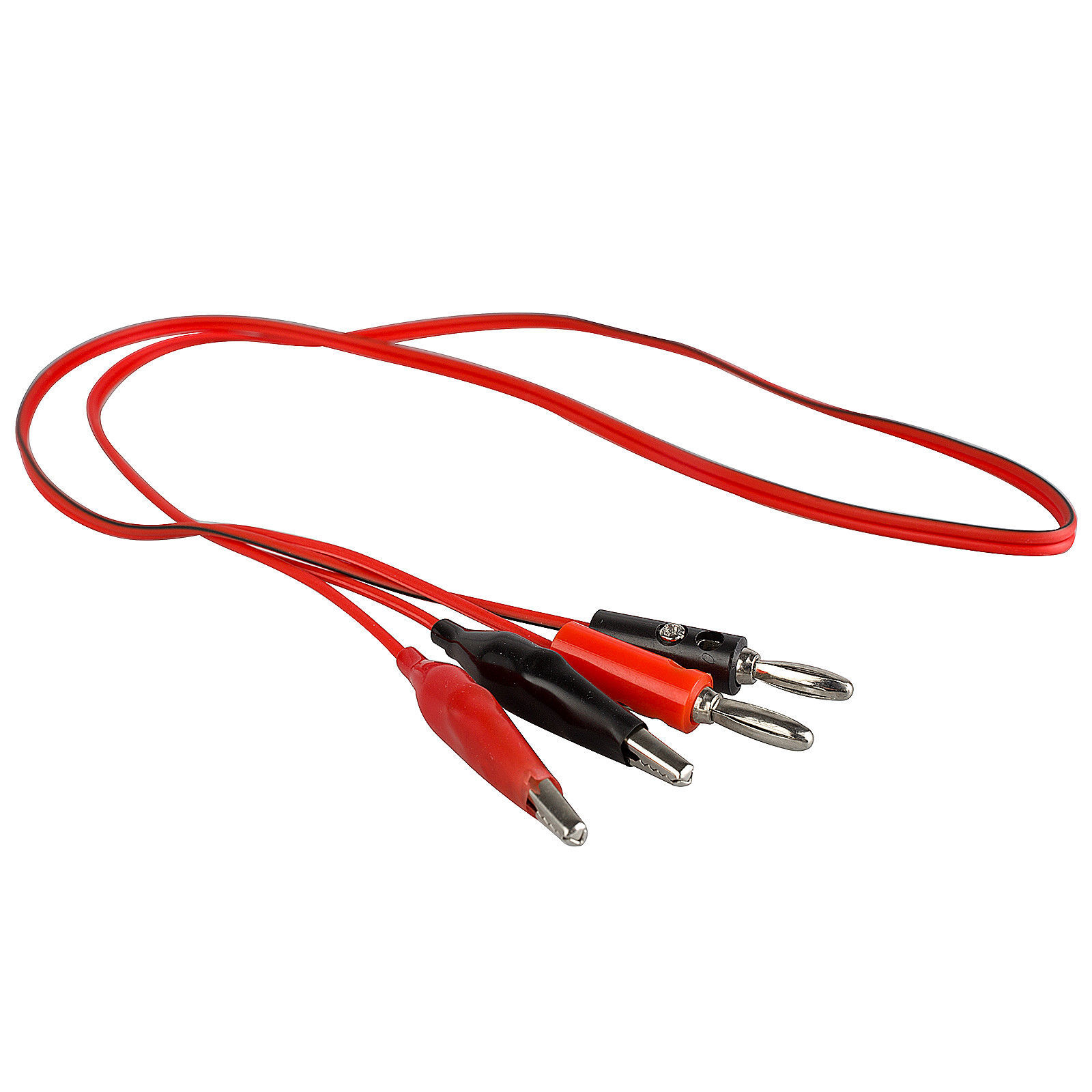 Banana Plug to Alligator Clip Multimeter Voltage Current Test Lead Probe Cord 1m