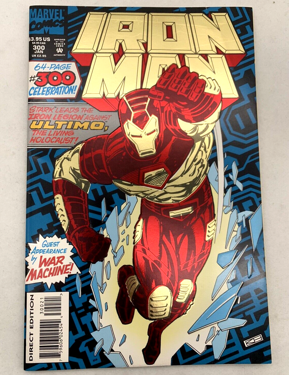 Marvel Comics 1994 Iron Man #300 Foil Cover 1st Appearance Modular