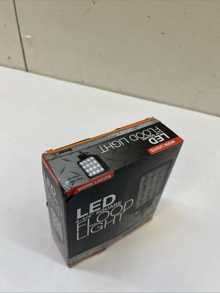 Buyers Products 1492128 4.5 Inch Wide Ultra Bright Square LED Flood Light, Bl... - Image 3 of 3