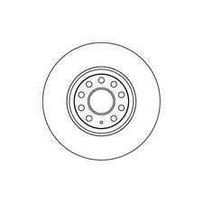 2x Brake Discs Vented For VW Taos CL1 CP1 CQ1 1.4 TSI 4motion Front 1K0615301AA