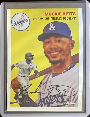 Mookie Betts - 2023 Topps Chrome Platinum Anniversary Baseball #218