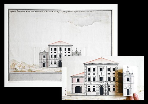 1784 Architektur-Entwurf Rocco Lucchi movable - NO SHIPPING OUTSIDE EU!