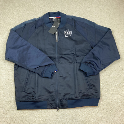 Nike France National Team Men's XL Bomber Jacket New Blue Full Zip CV5666 475 | eBay Nike France National Team Men's XL Bomber Jacket New Blue Full Zip CV5666 475 | eBay