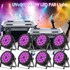 18x15W LED Par Light 4IN1 RGB UV DMX Beam Stage Lighting DJ Party wash lights