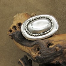 Southwest Sterling Silver Belt Buckle
