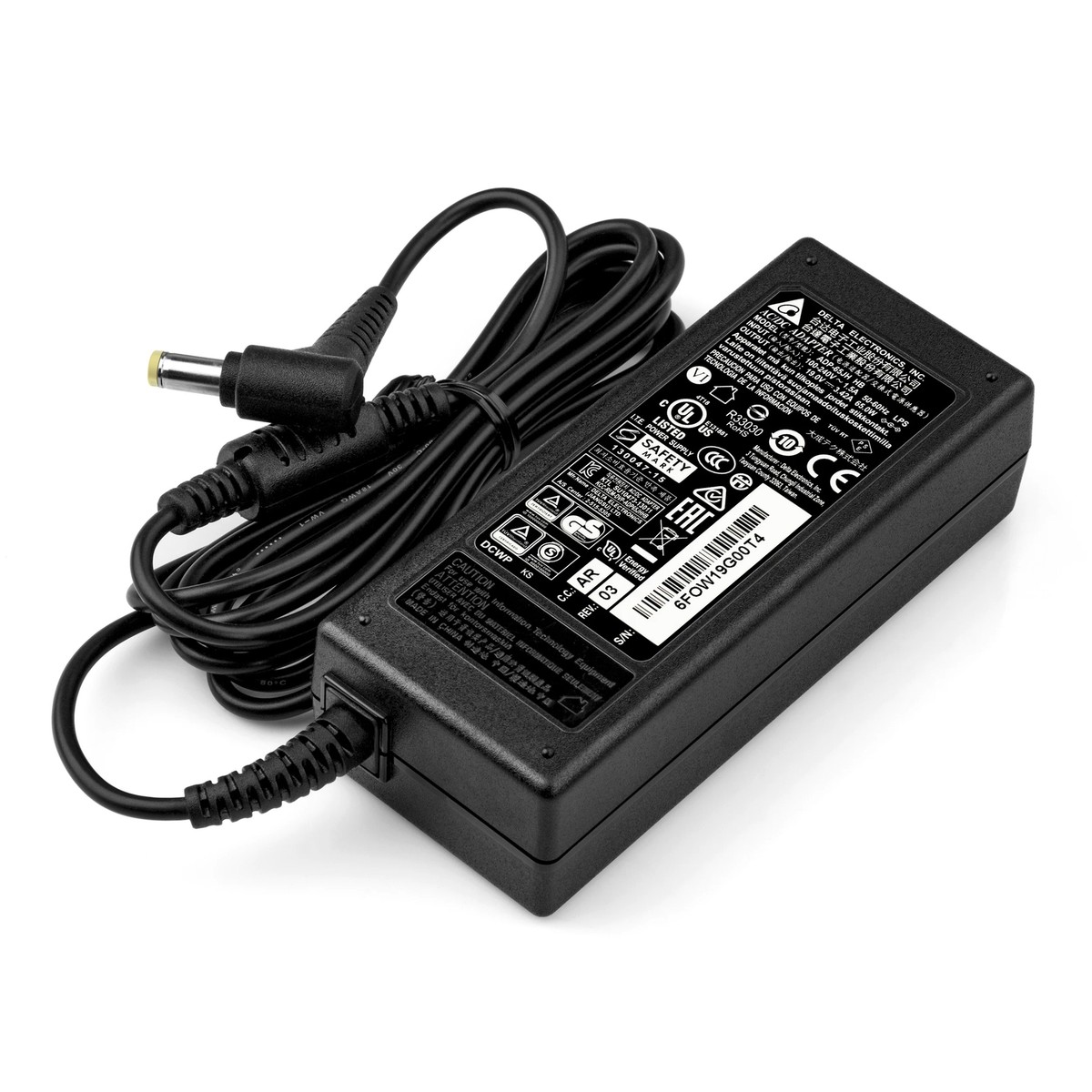 Replacement Laptop Charger For Acer Aspire 5551 & Compatible Models - 65W, 19V, 3.42A With 5.5x1.7mm Tip & UK 3-Pin Plug