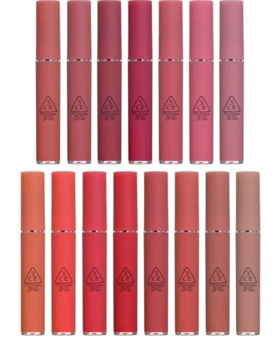 3CE Velvet Lip Tint Lipstick Colors | eBay