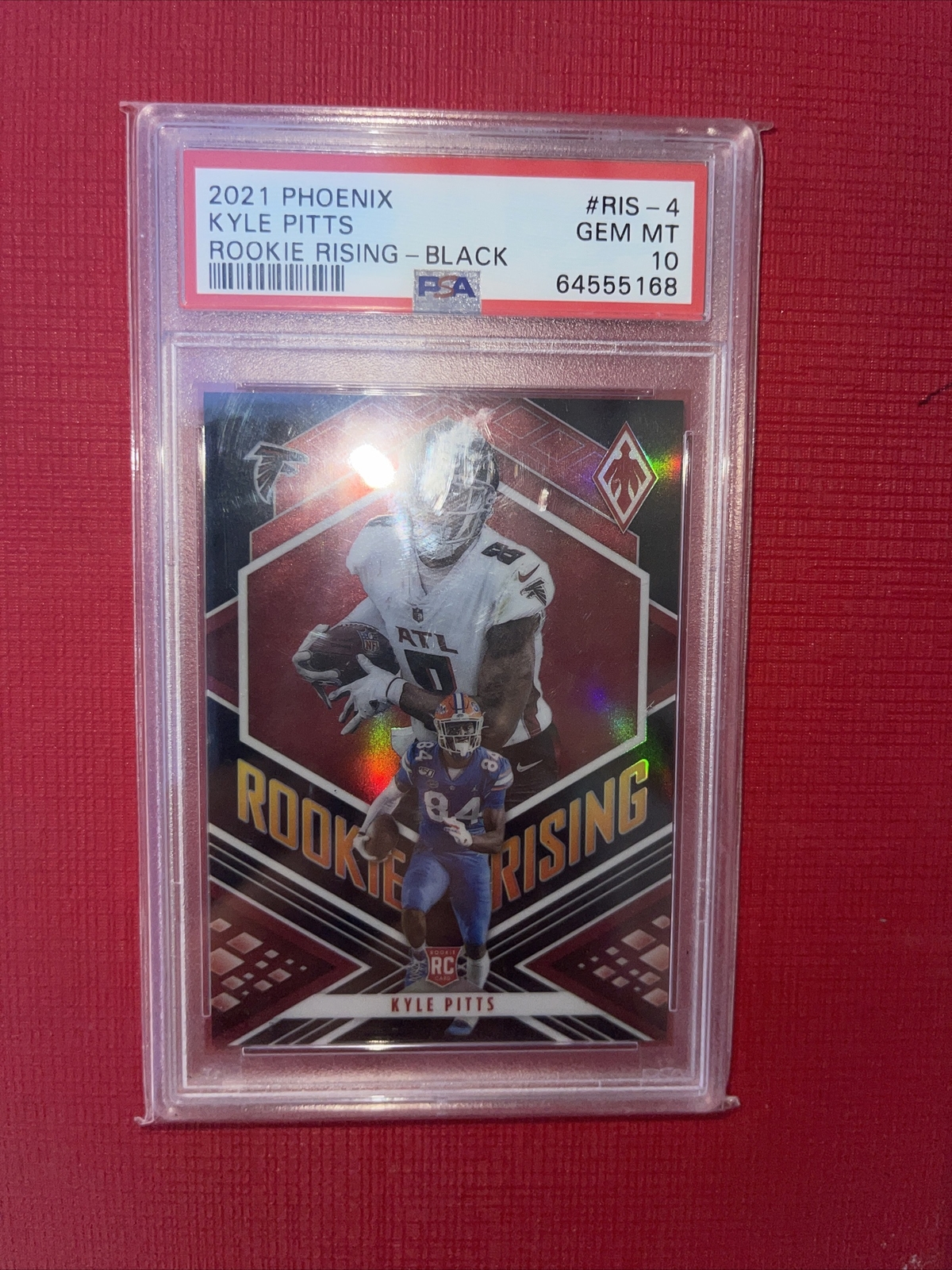 Kyle Pitts Panini Phoenix Rookie Rising #RIS4 Black