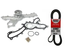 Engine Cooling Water Pump & Serpentine Belt for Lexus GS350 IS250 IS350 07-15