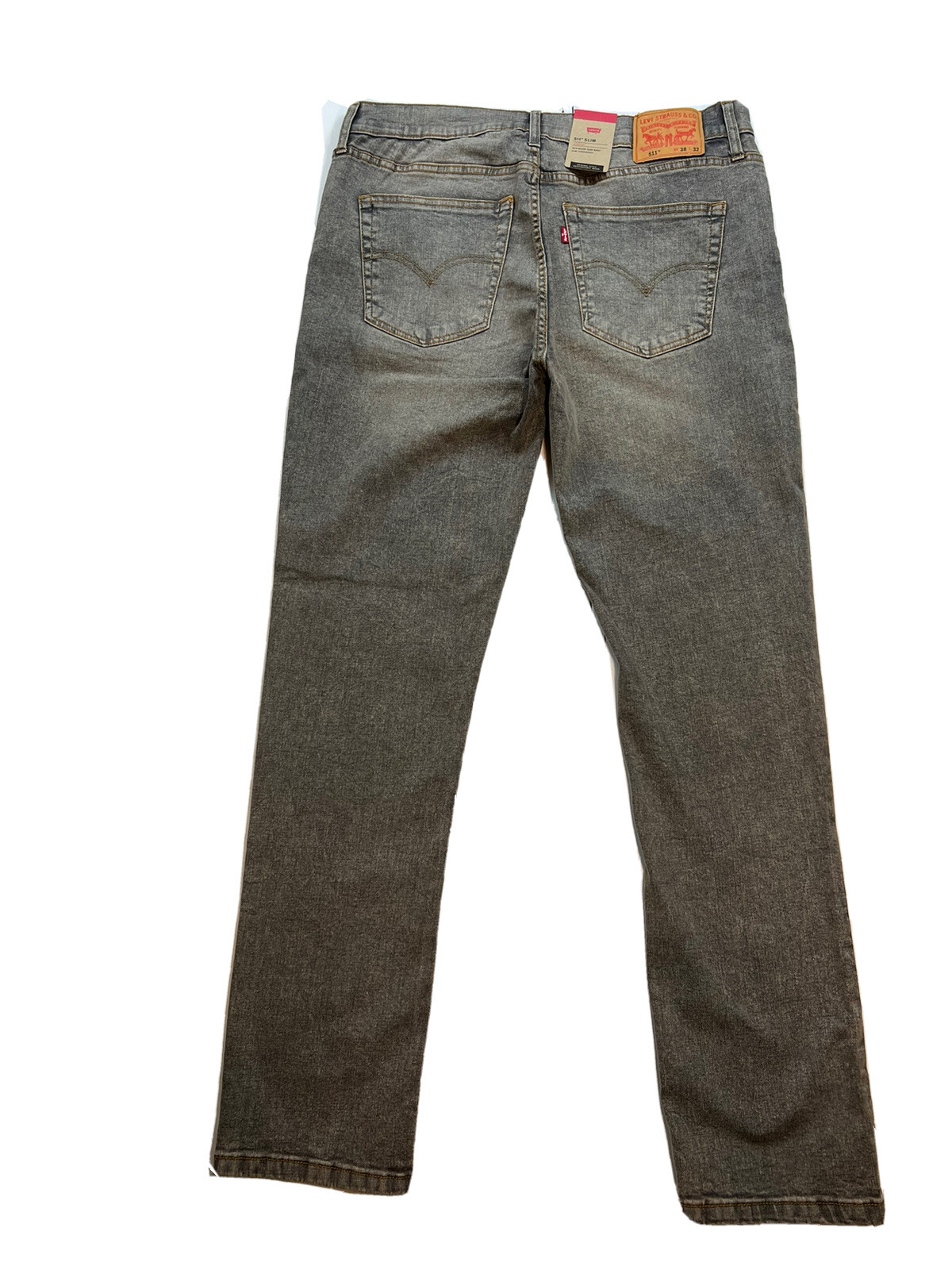 Levis mens 511 SLIM fit jeans gray  Size W38 L32 RRP£95 image 5