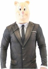 Adult One Size Fits Most Piggy Pig Costume Latex Mask