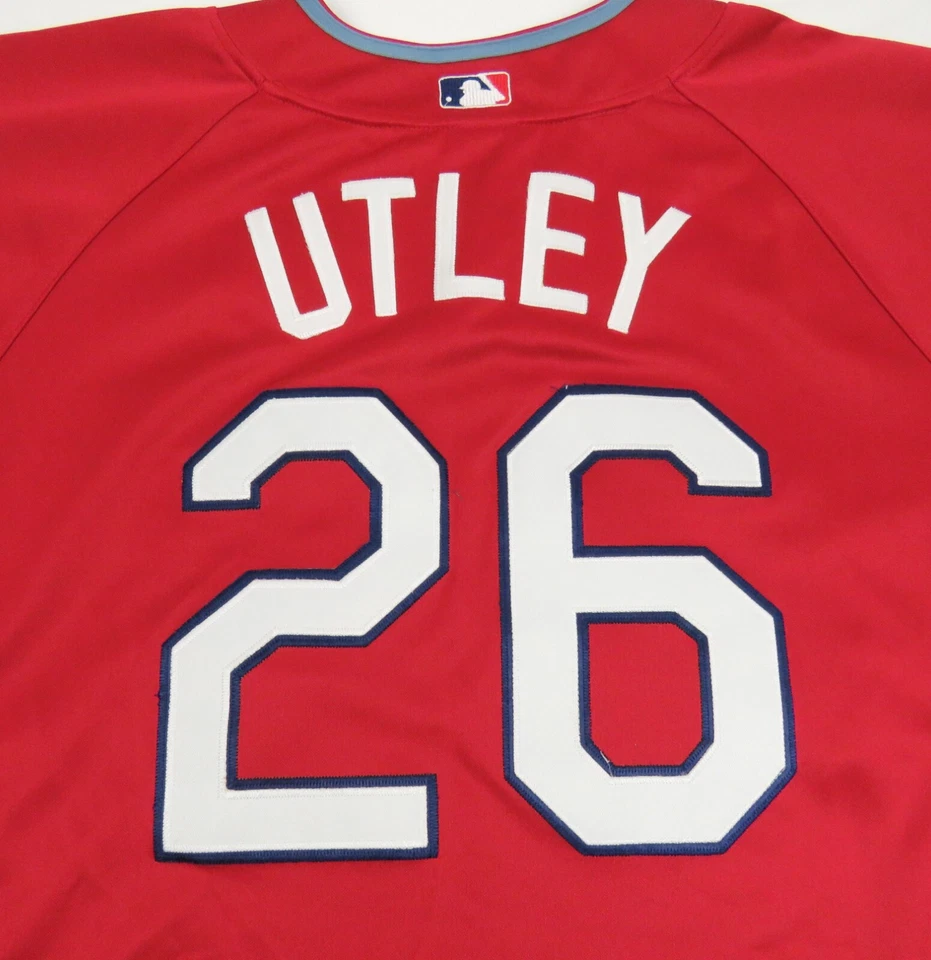 Camiseta deportiva Chase Utley Philadelphia Phillies 2009 All Star Majestic Foto 2 de 4