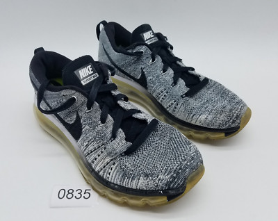 Nike Air Max Flyknit Max Oreo Mens 7 Running Shoes Black Gray Womens 8.5‎ Nike Flyknit Max Women main image 4