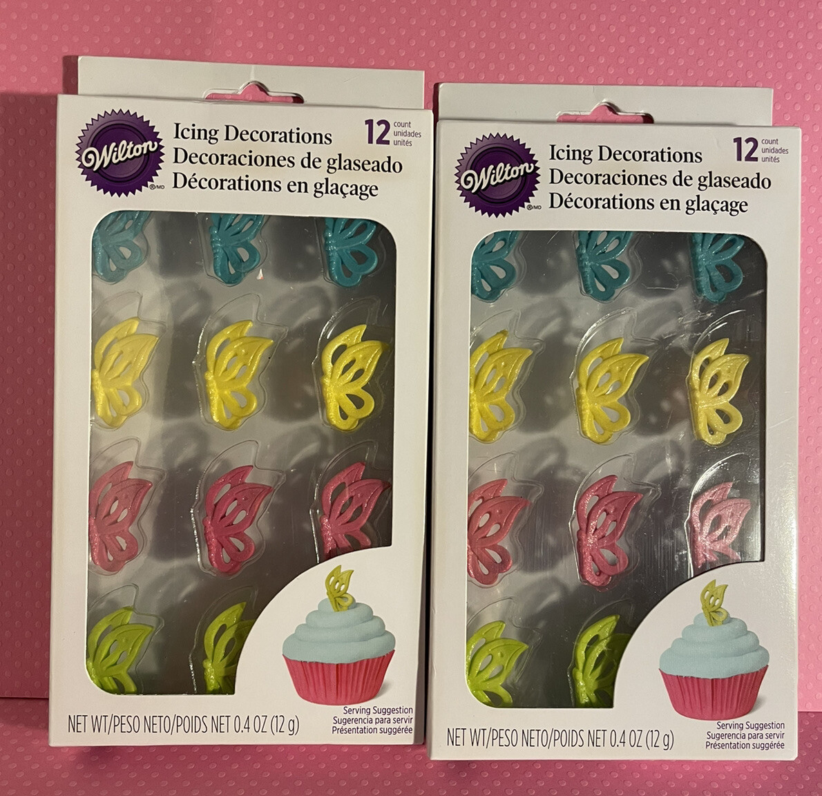 Wilton 7101860 12 Count Butterfly Icing Decorations for sale online eBay