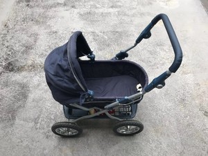 Euc Vintage English Style Pottery Barn Kids Pram Baby Doll