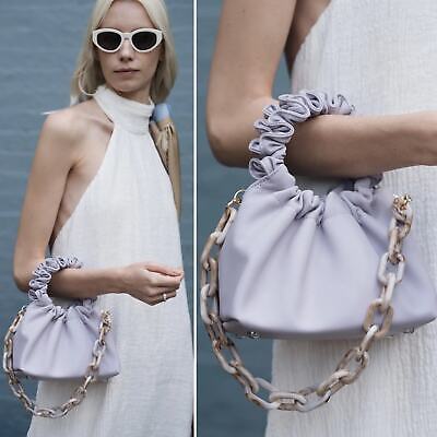 NWOT Verafied New York Lilac Cloud Shoulder Bag with Marble NWOT Verafied New York Lilac Cloud Shoulder Bag with Marble