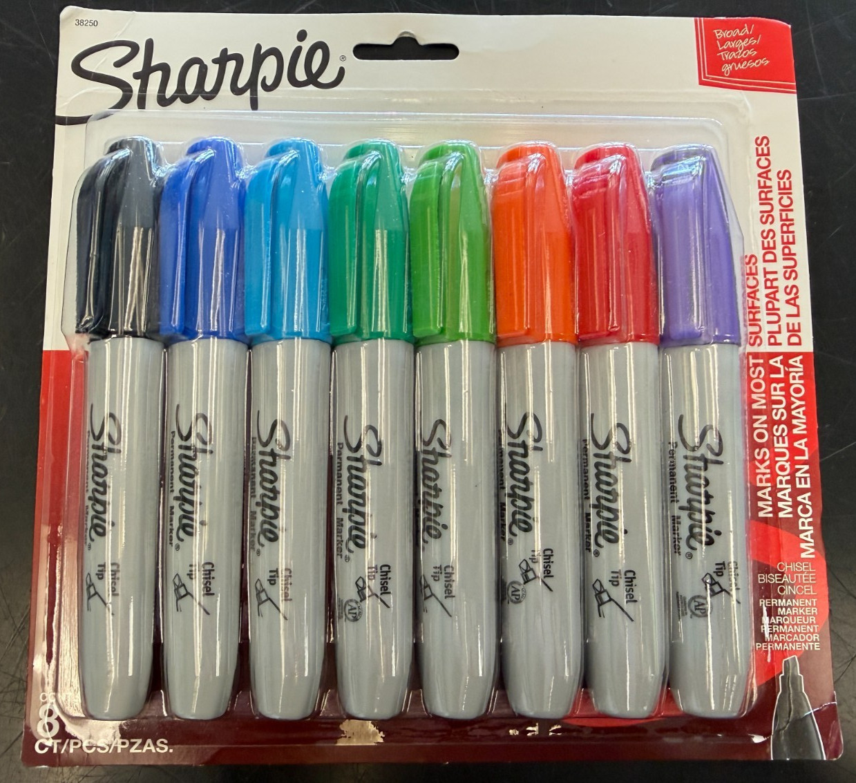 Chisel Tip Multicolored Bold Thick Art Lot Set