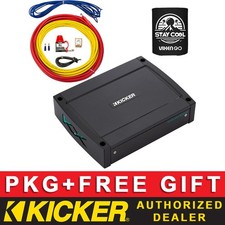 KICKER 48KXMA400.2 BOAT/MARINE AUDIO PACKAGE CLASS D 2CH AMPLIFIER 8 AWG KIT