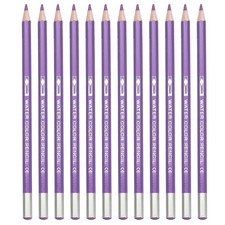 12Pcs Watercolor Pencil for Coloring, Drawing, Painting, Light Purple