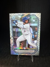2026 Bowman Chrome Reptilian RARE BCP-24 Edward Duran Toronto Blue Jays