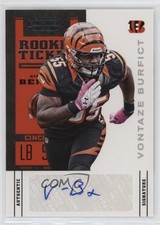 2012 Panini Contenders Rookie Ticket Variation Vontaze Burfict #195 Auto 0c6